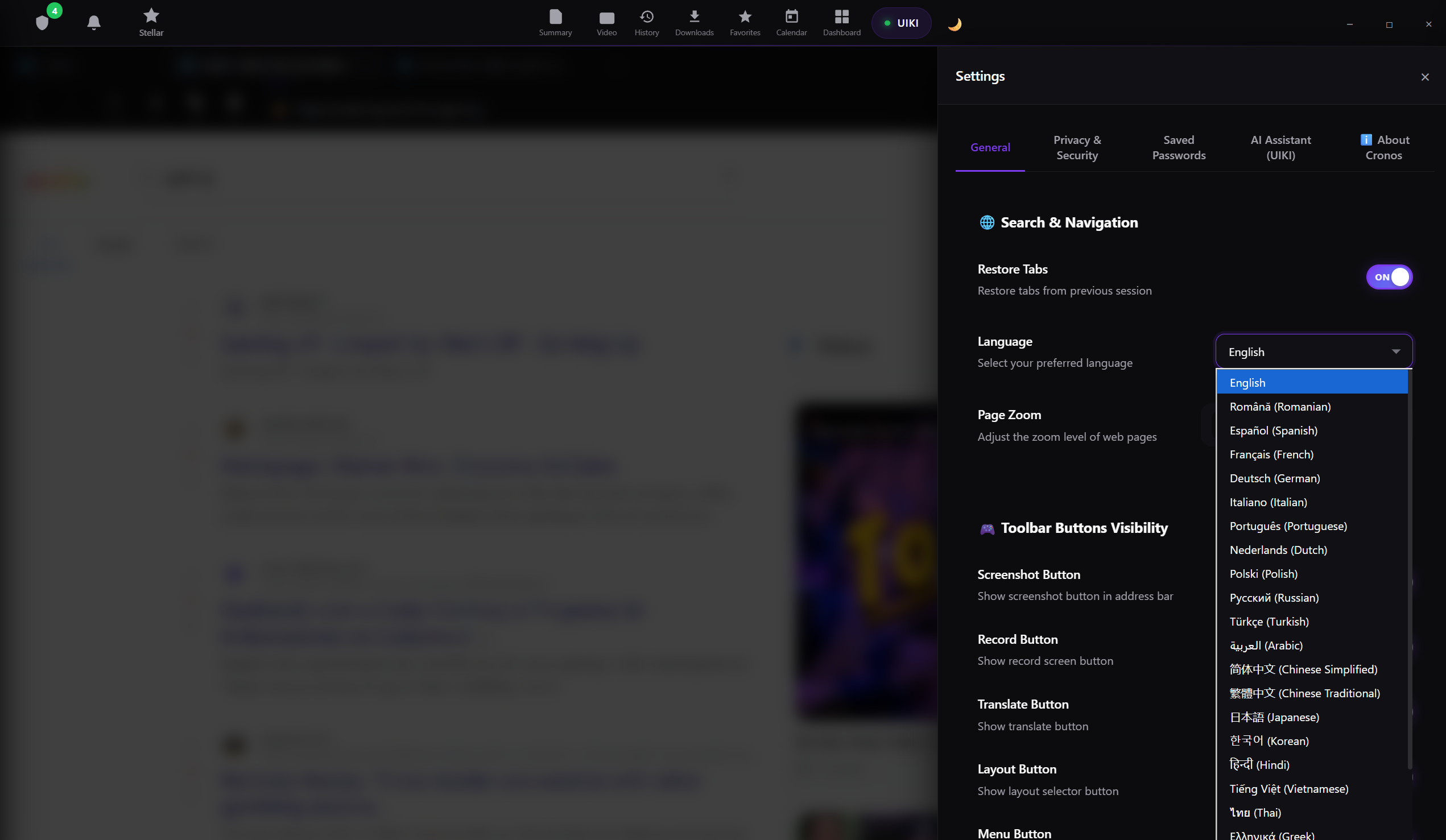 Cronos Browser screenshot 6