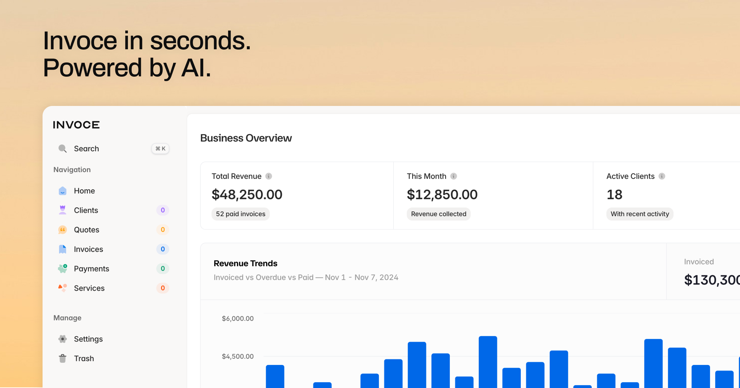 Invoce.ai screenshot