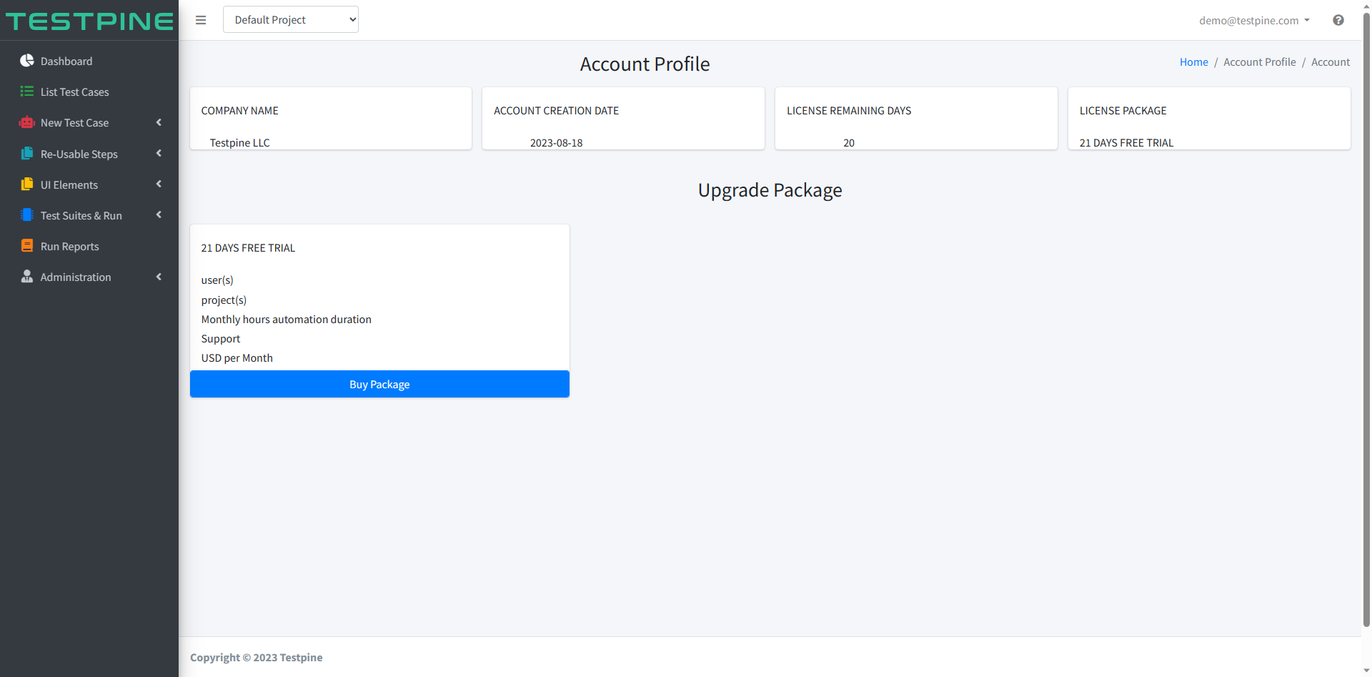 Testpine screenshot 16