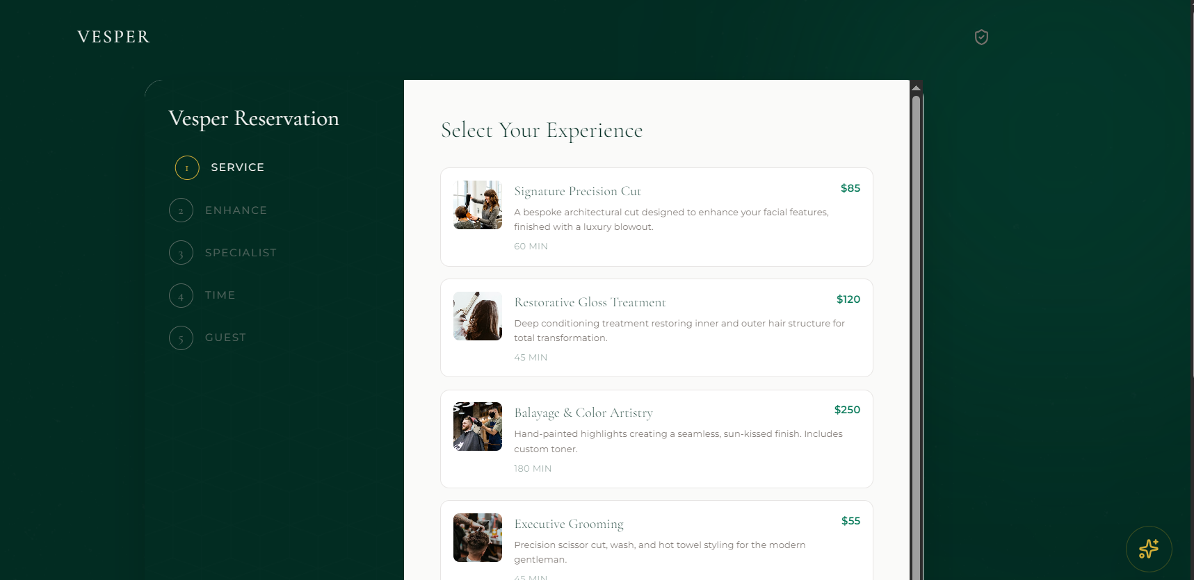 Vesper screenshot 2