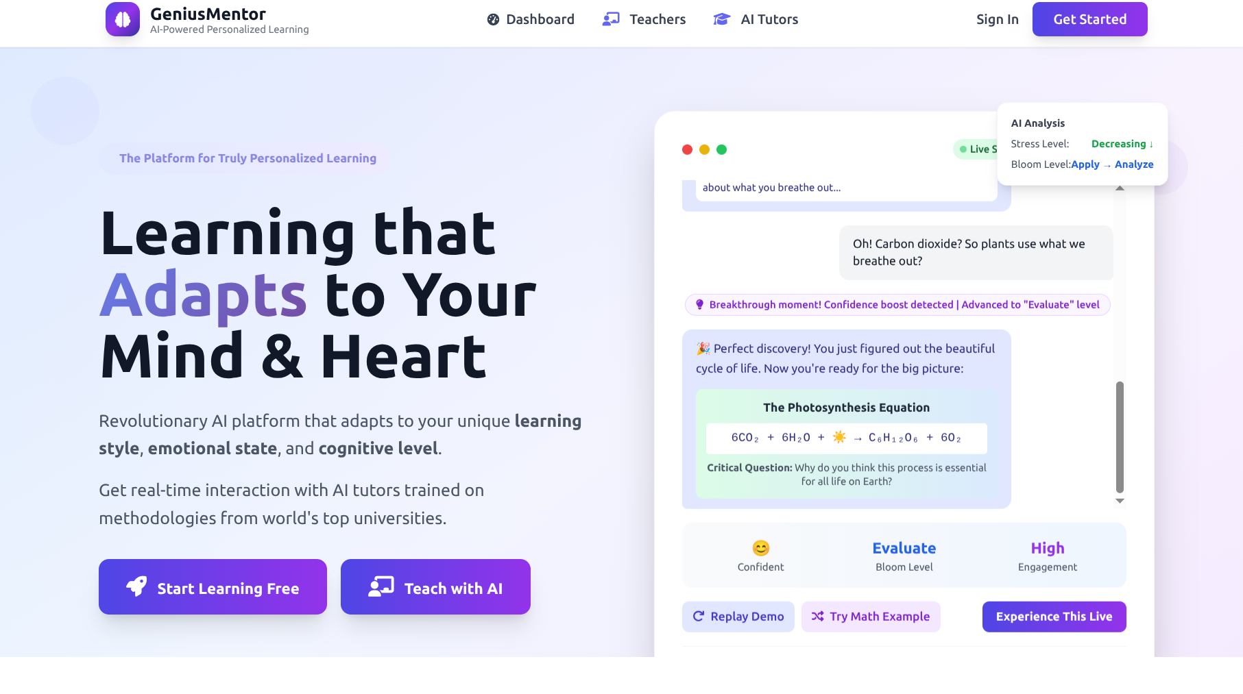 Geniusmentor AI screenshot 1