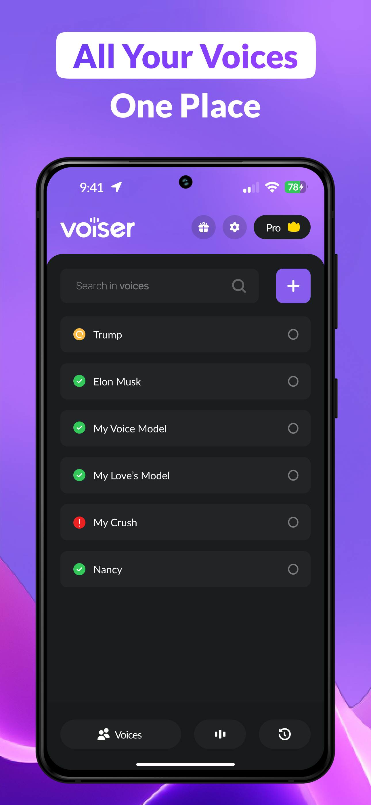 Voiser AI - Voice Cloning screenshot 2
