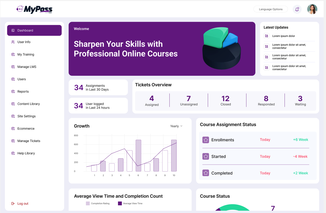 MyPass LMS screenshot 1
