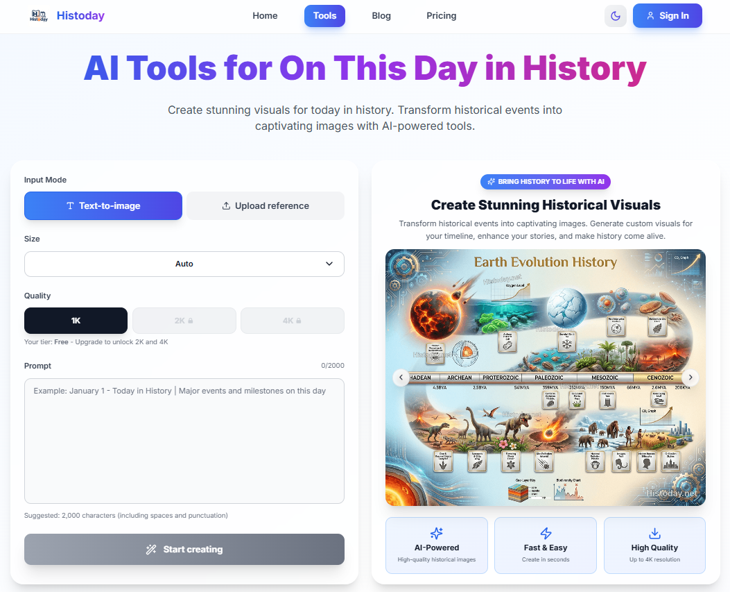 Histoday screenshot 2