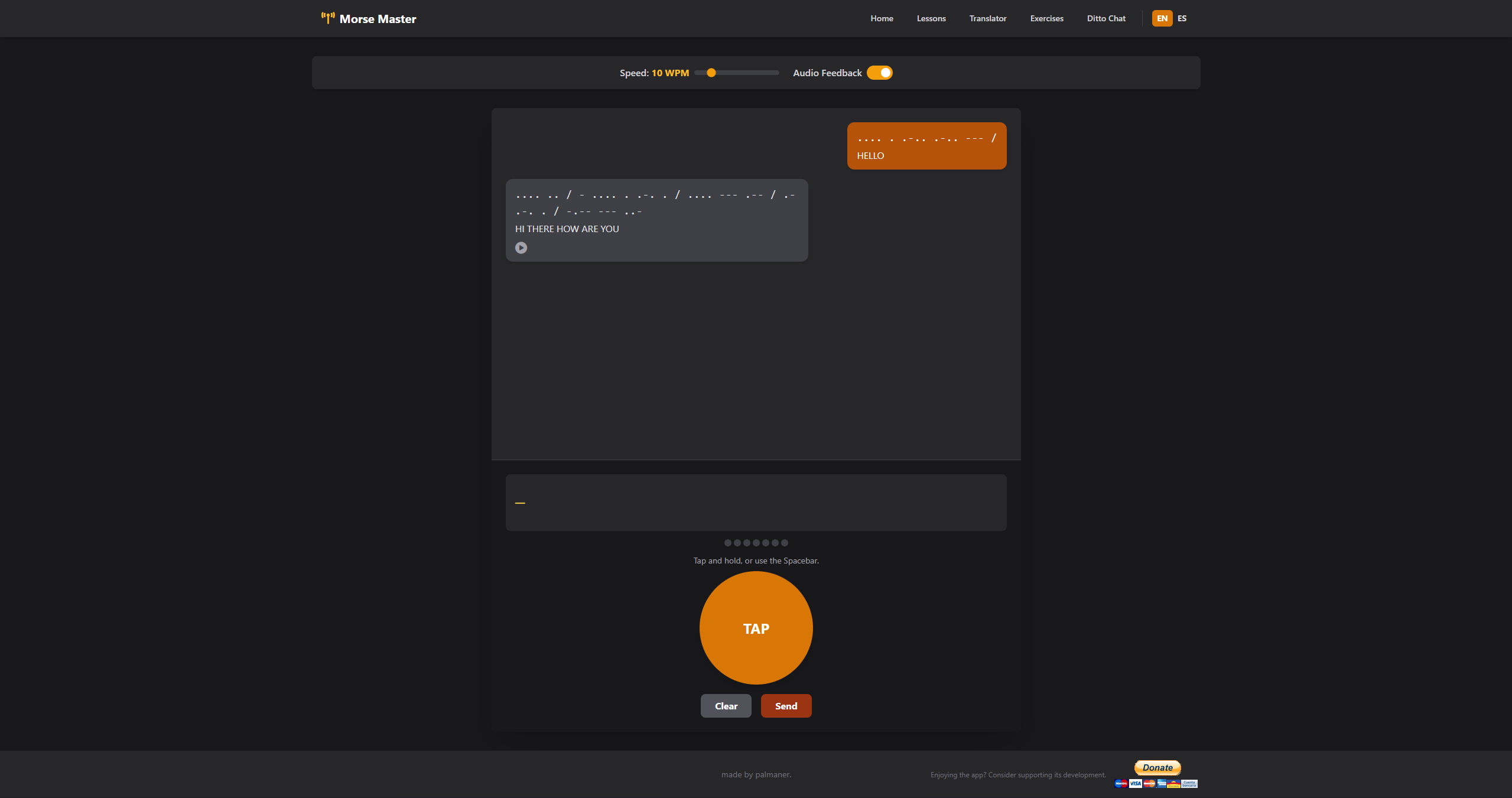 Morse Master screenshot 3