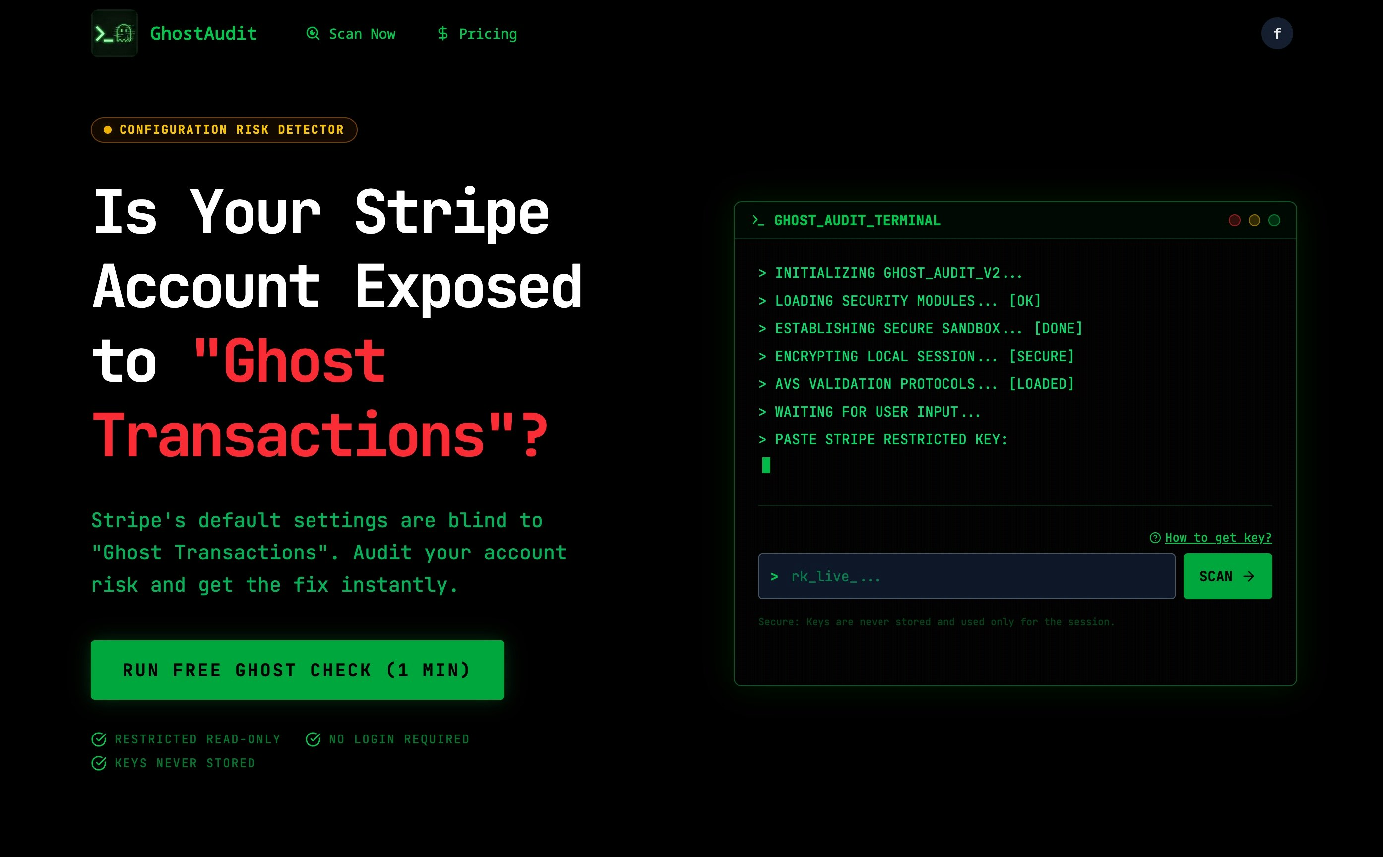 GhostAudit screenshot 3