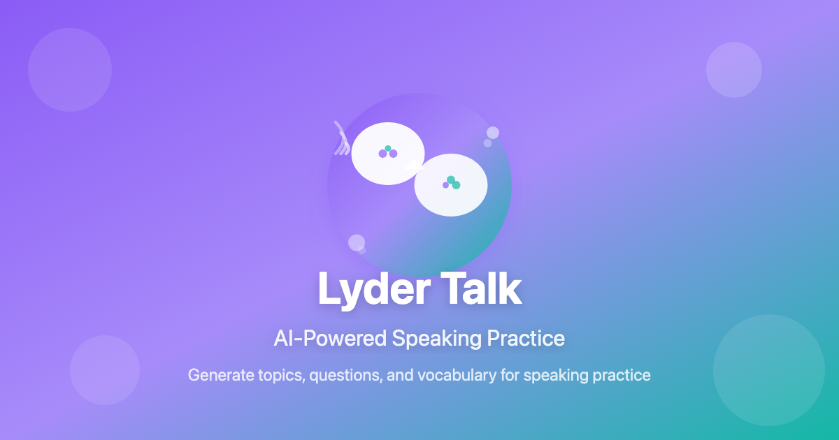 Lyder Talk screenshot 1
