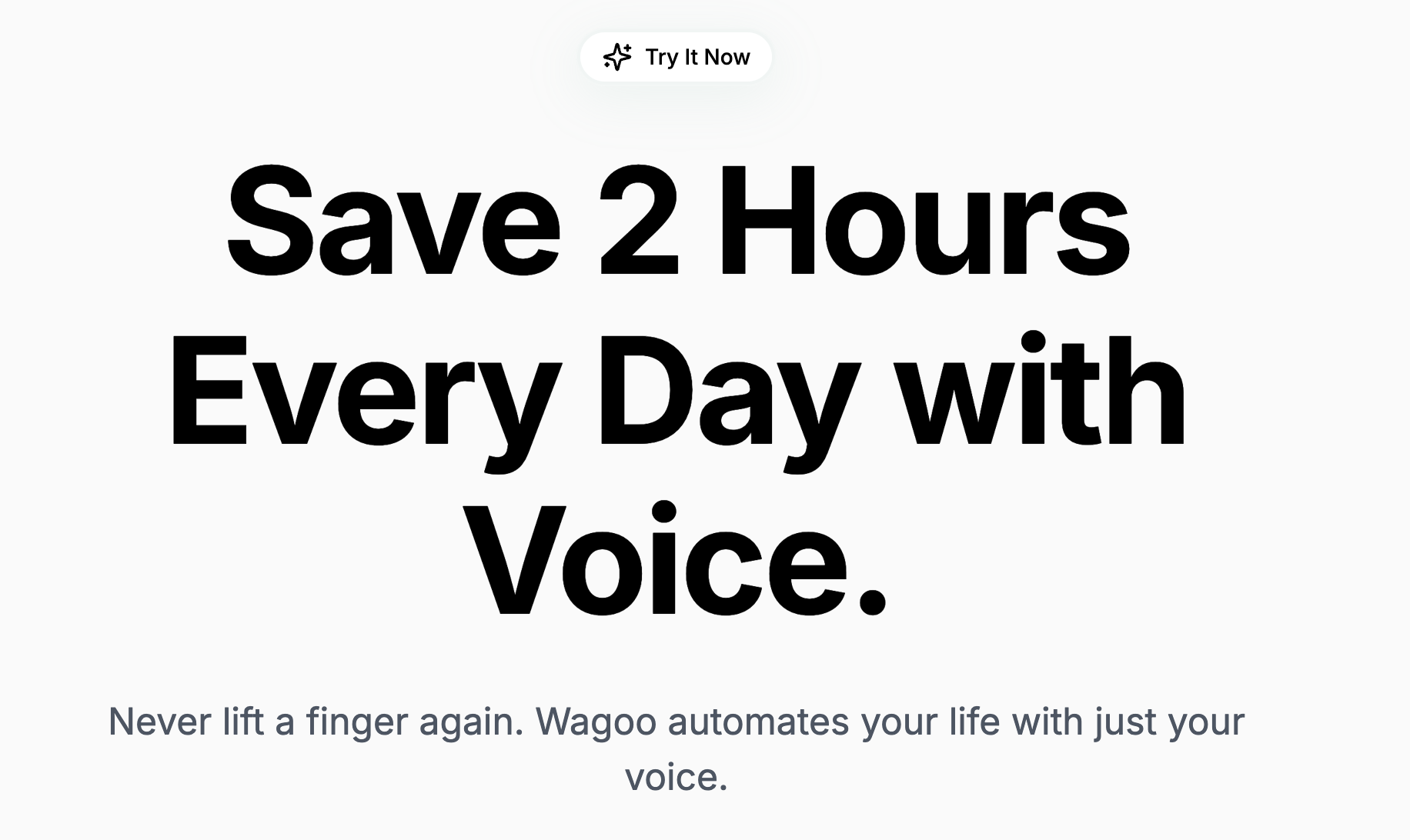 Wagoo Voice Assistant screenshot 1