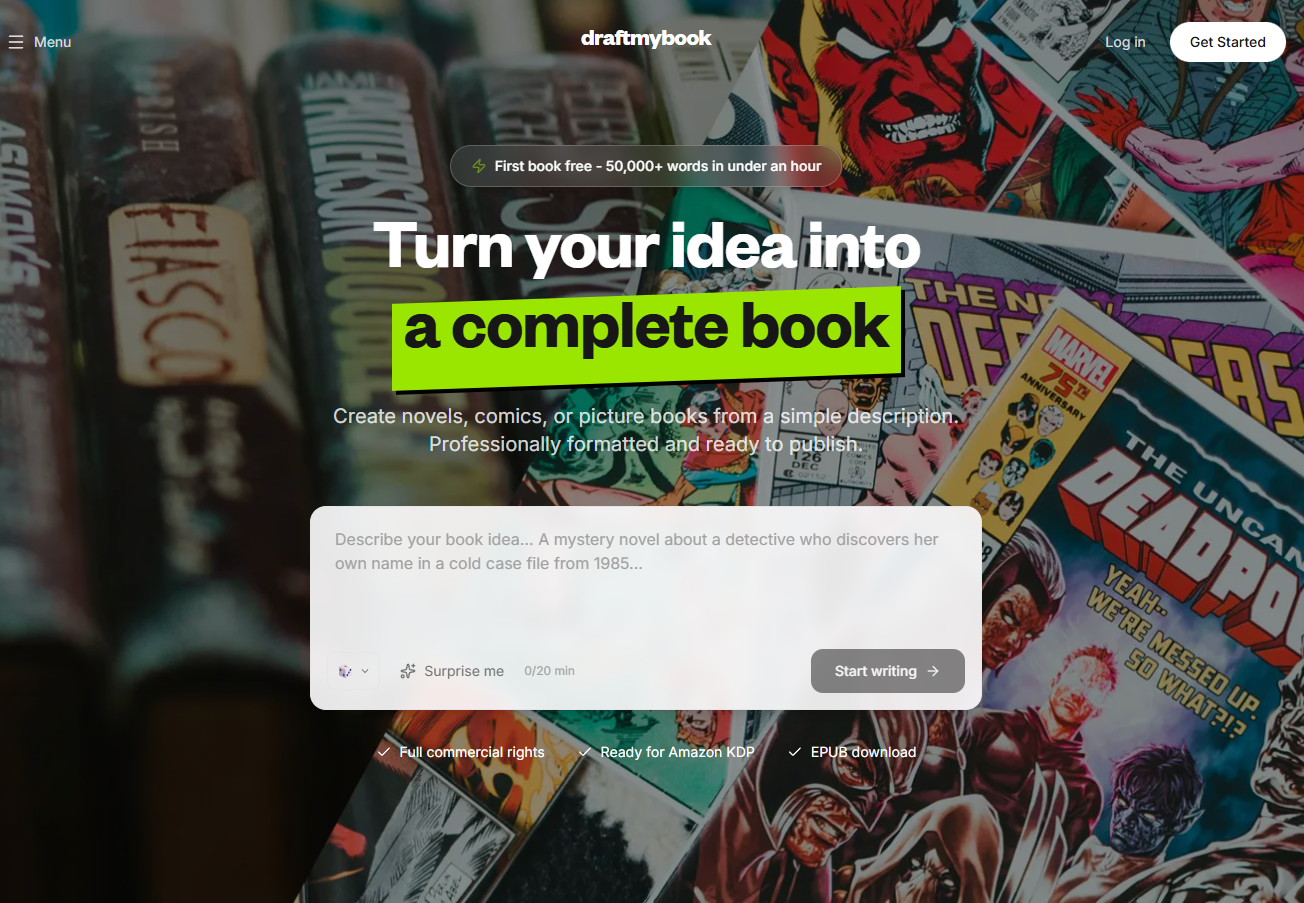 draftmybook screenshot 3