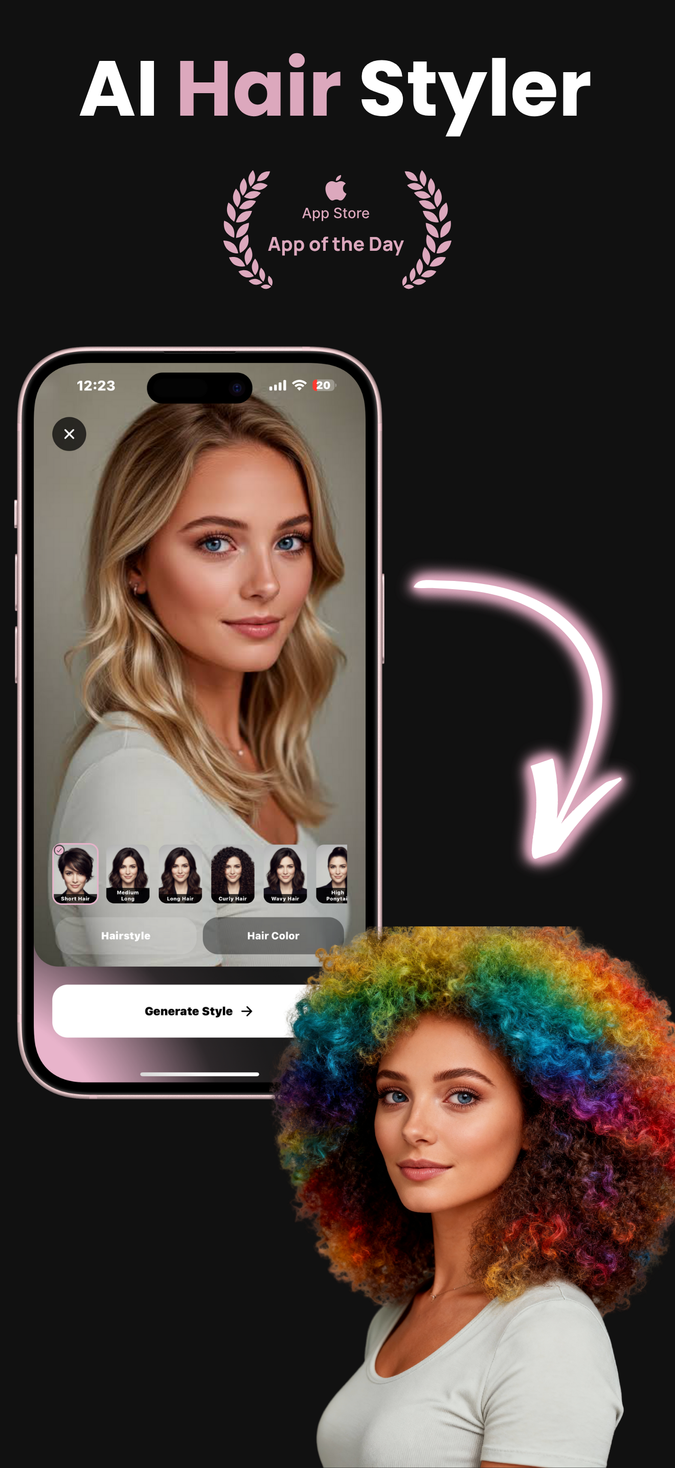 AI Hair Styler screenshot 2