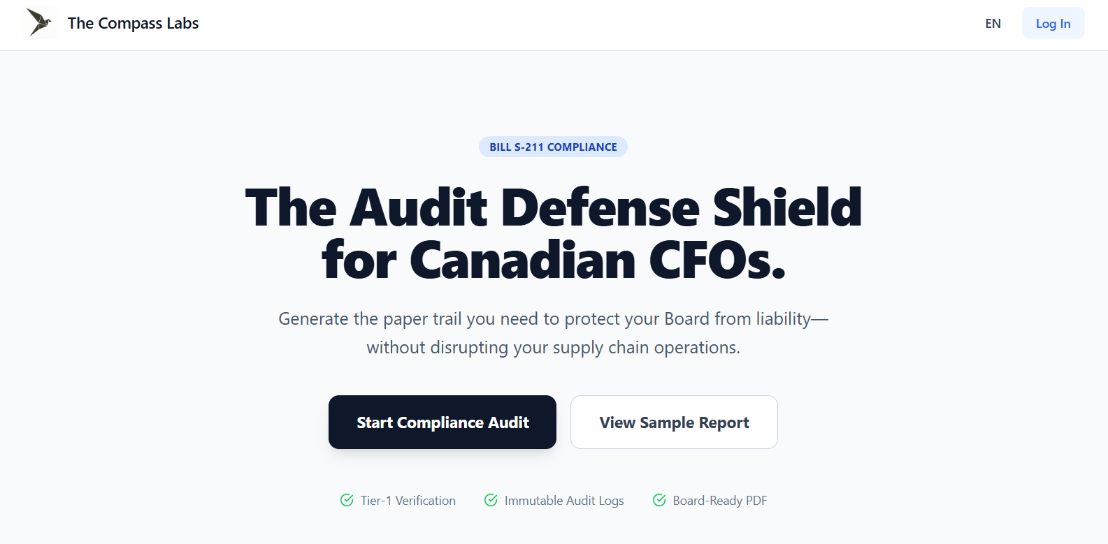 Free Quebec RegTech [Bill S211] - MVP