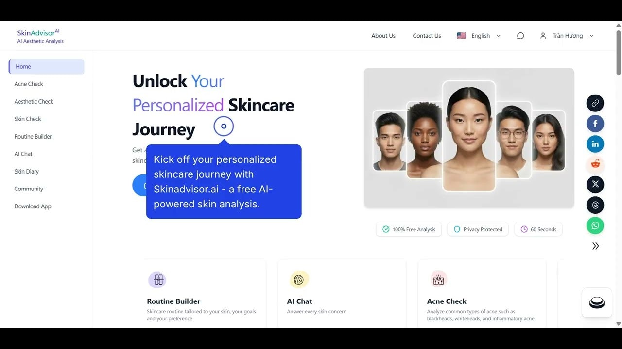 SkinAdvisor AI screenshot 1