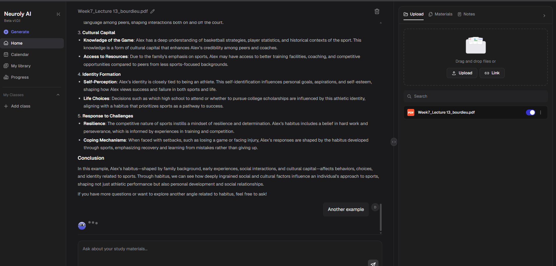 Neuroly AI Study Copilot & Planner screenshot 1