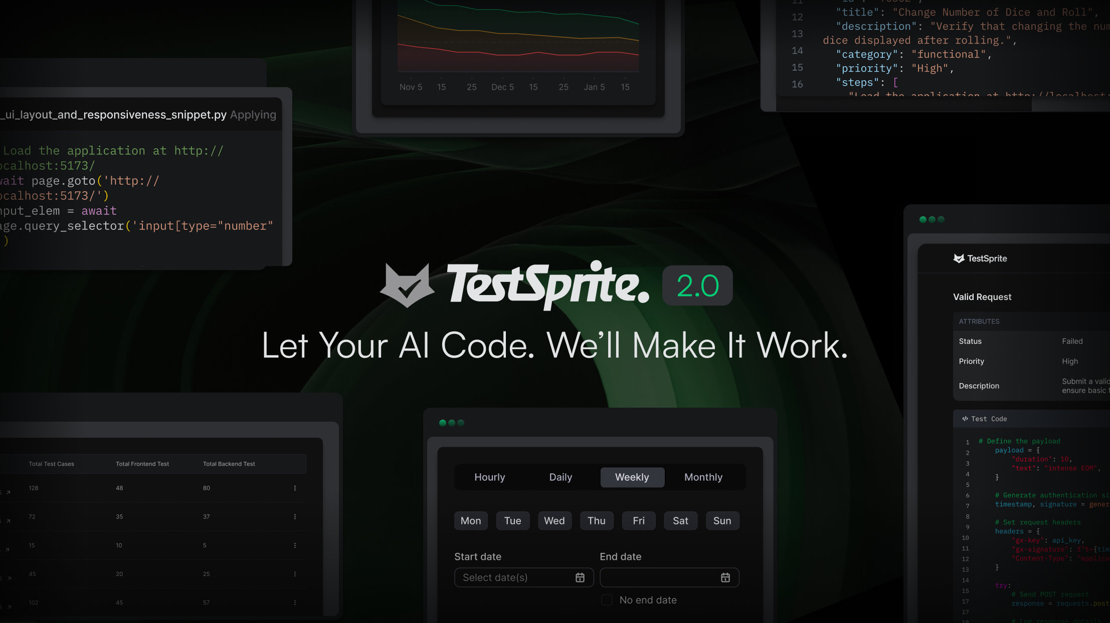 TestSprite 2.0 screenshot