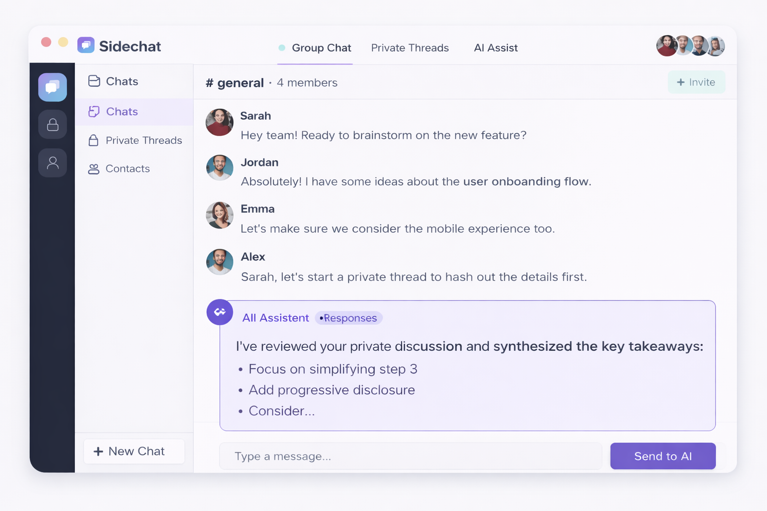 Sidechat screenshot 6