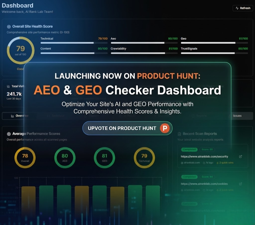 AI Rank Lab screenshot 2