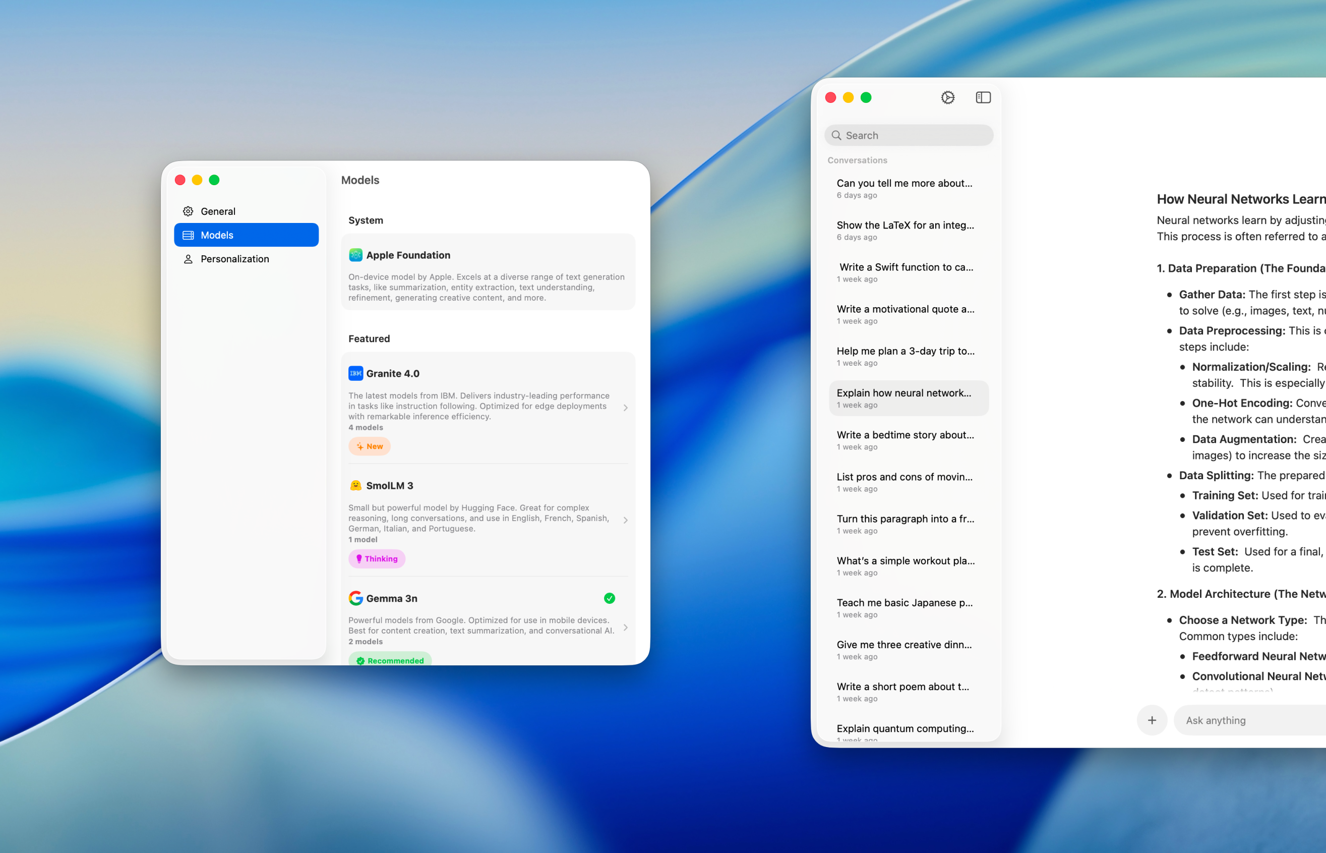 Locally AI for Mac screenshot 4