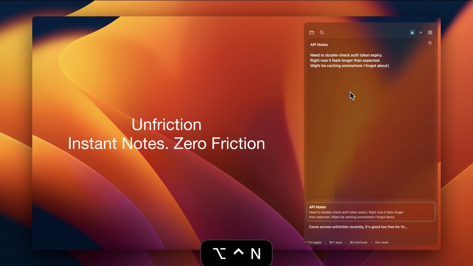 Unfriction screenshot 1