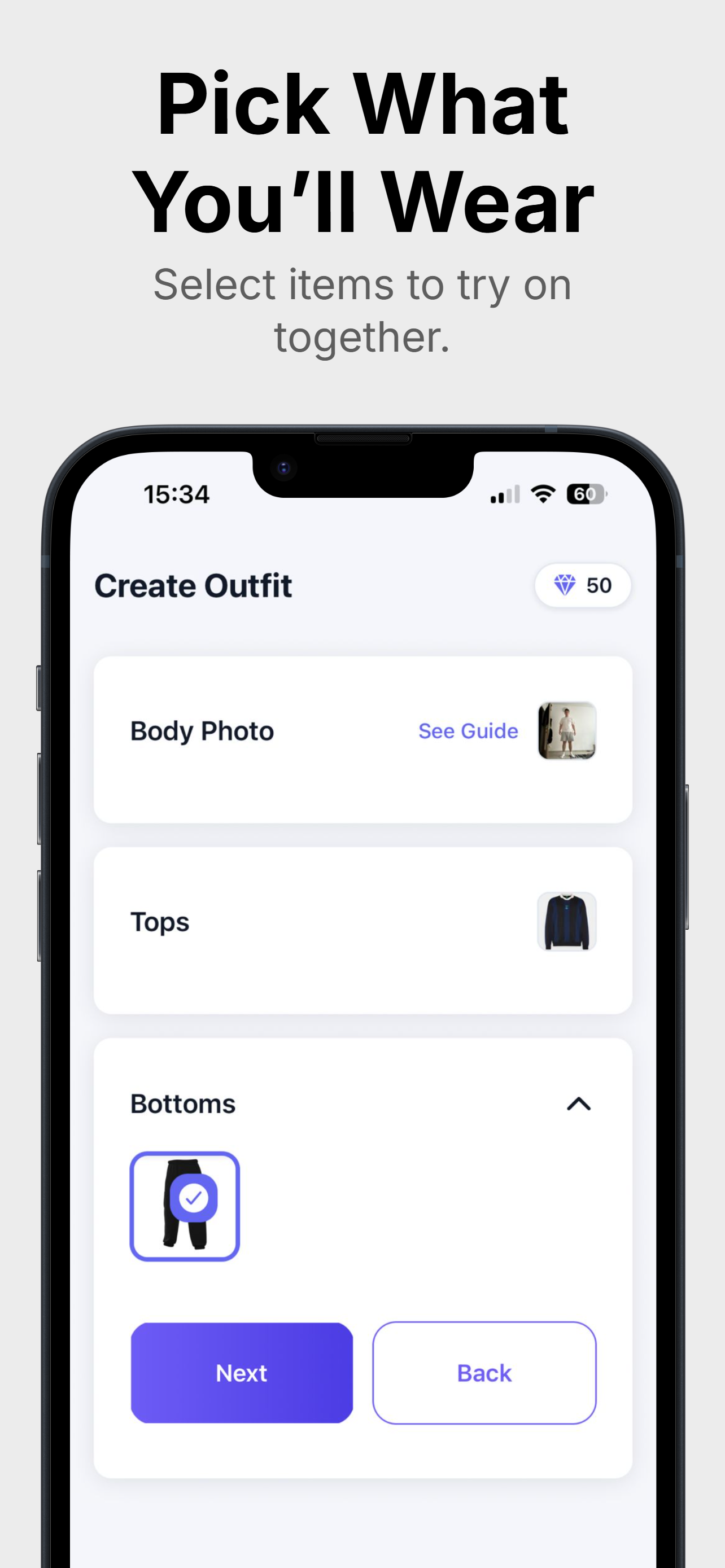 OutfitSnap – AI Stylist & Virtual Try-On screenshot 3