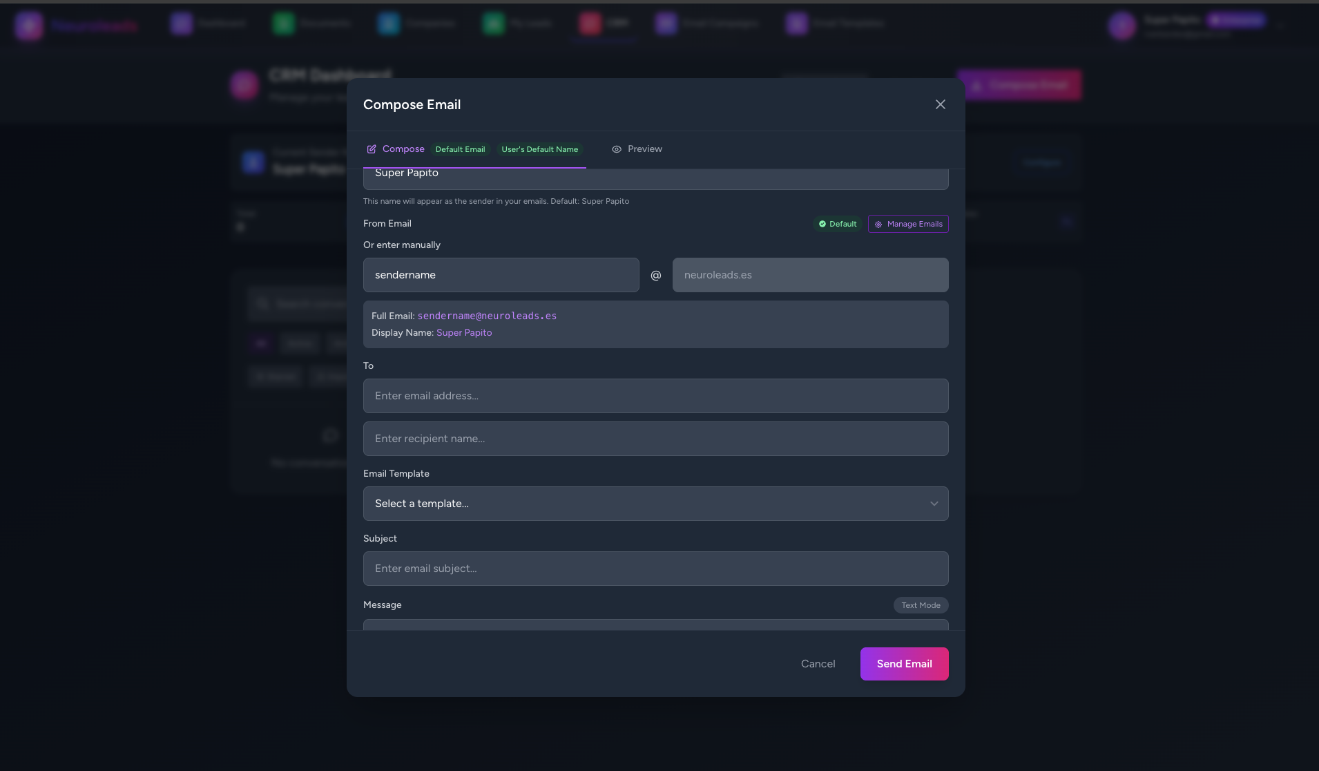 Neuroleads screenshot 2