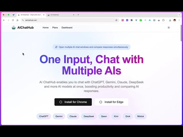 AI ChatHub screenshot 1