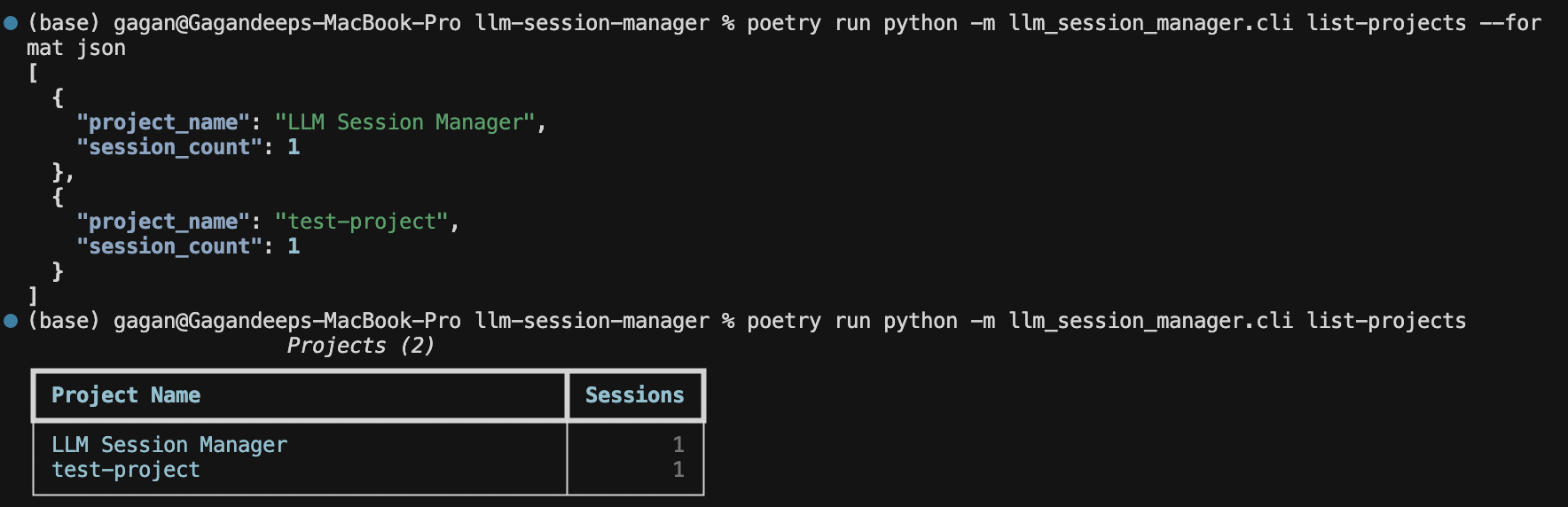 LLM Session Manager screenshot 6
