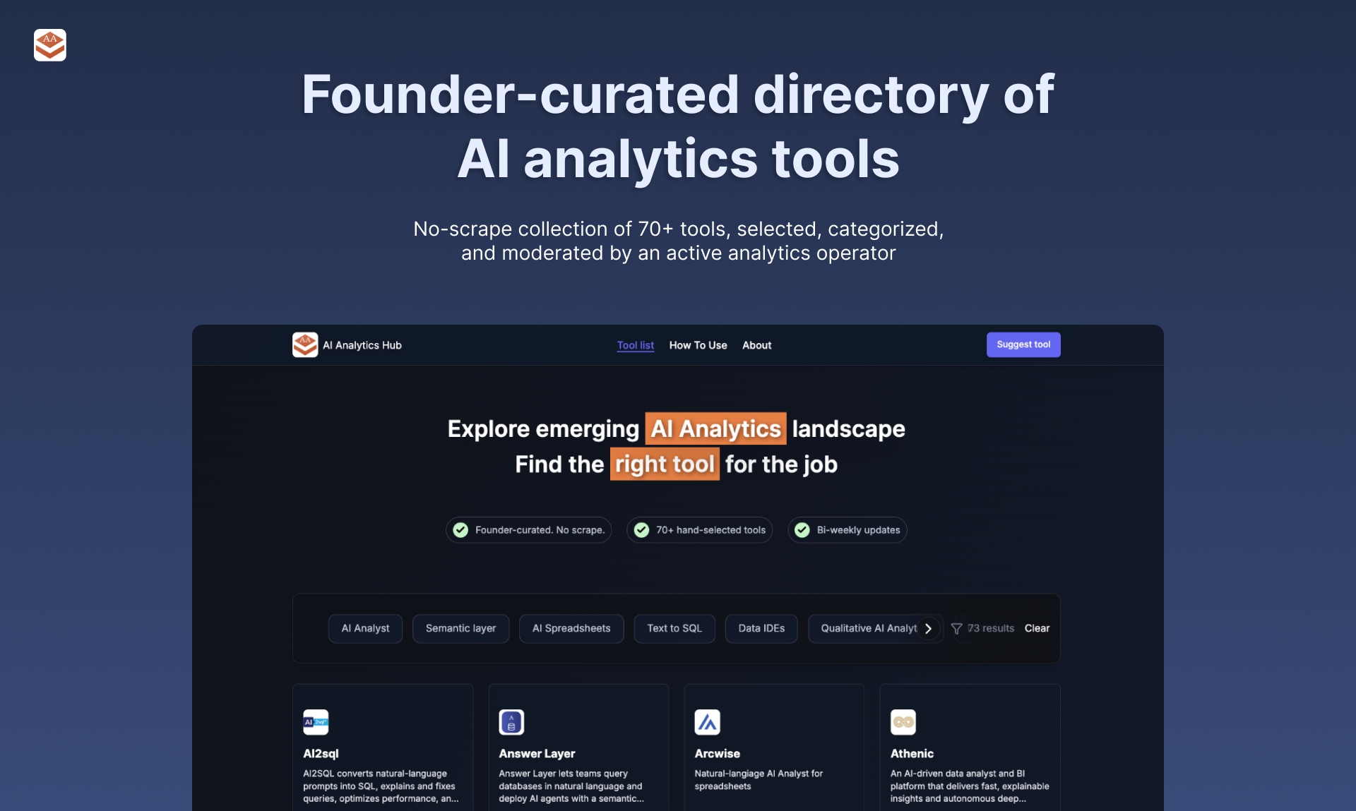 AI Analytics Hub screenshot 1