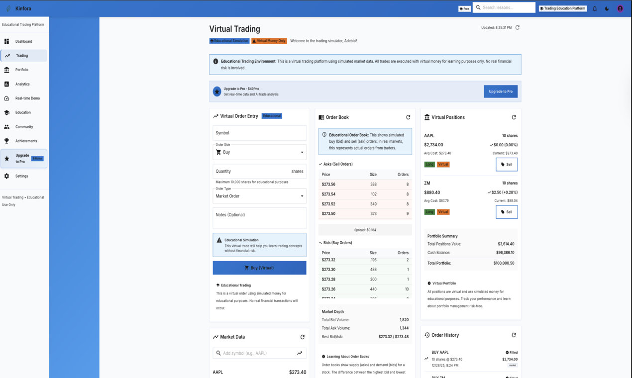 Kinfora screenshot 1