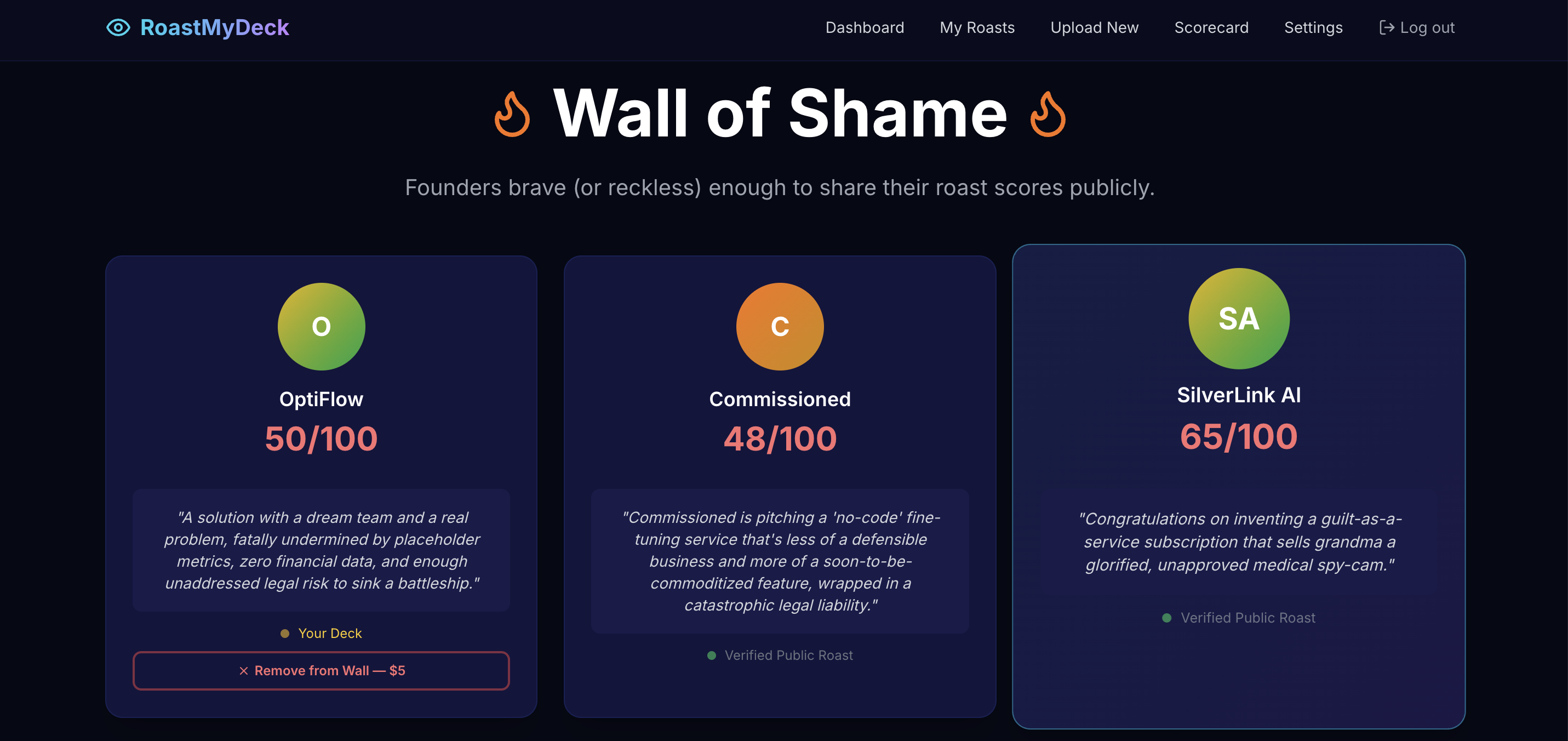RoastMyDeck screenshot 3