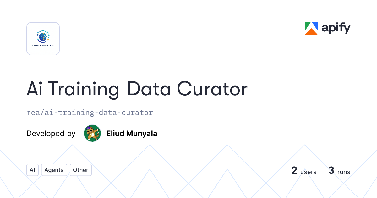 LLM Training Data Crawler & Curator screenshot 1