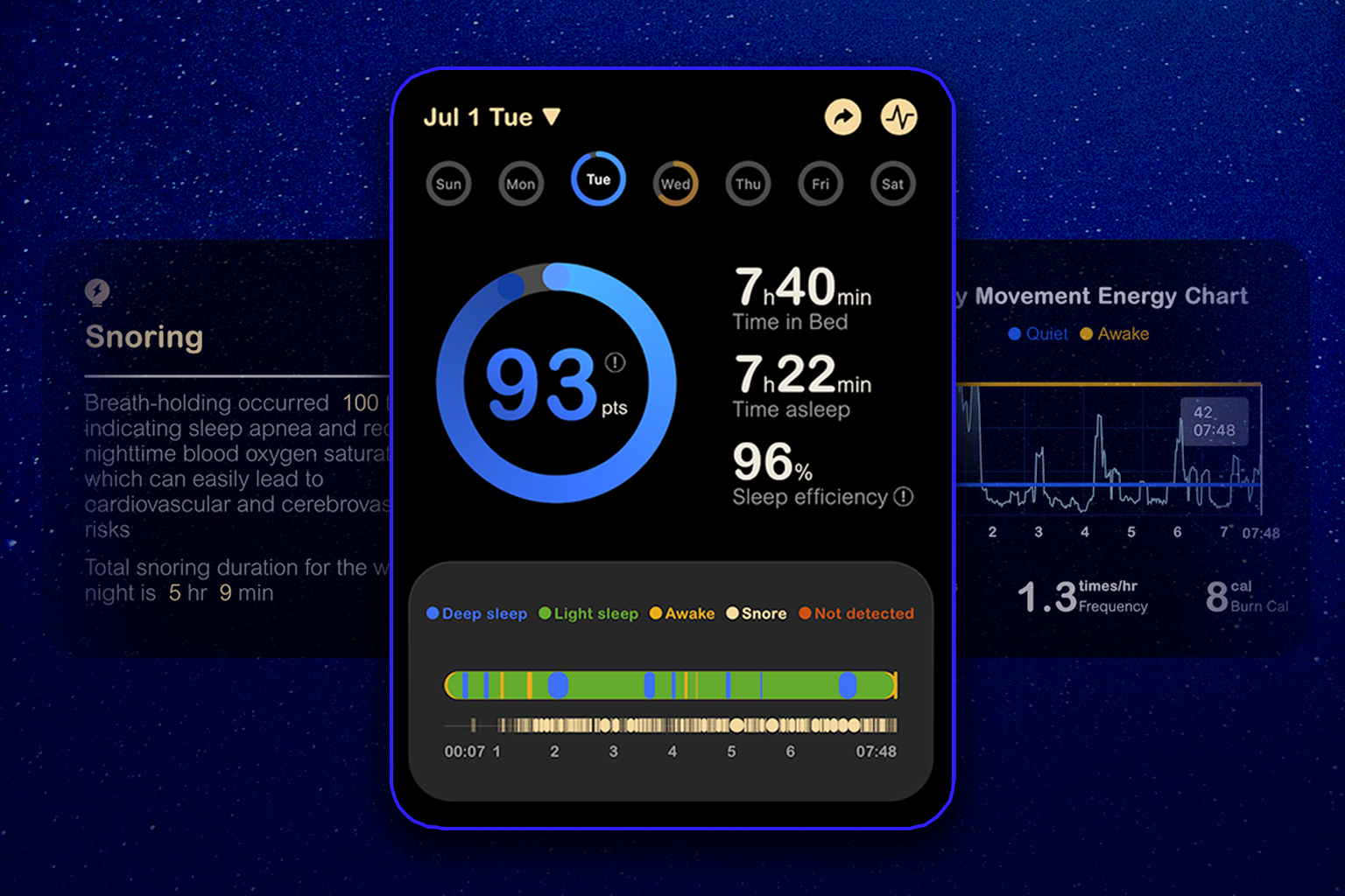 SnailSleep - Sleep & Snoring Analysis screenshot 2