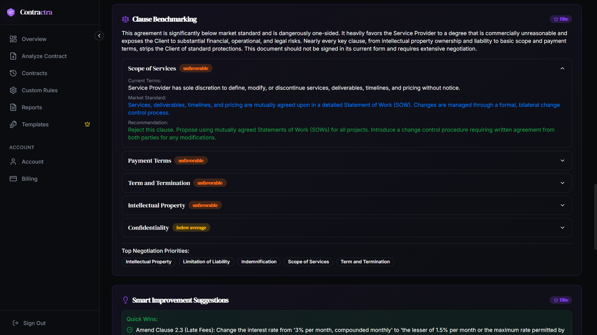 Contractra screenshot 9