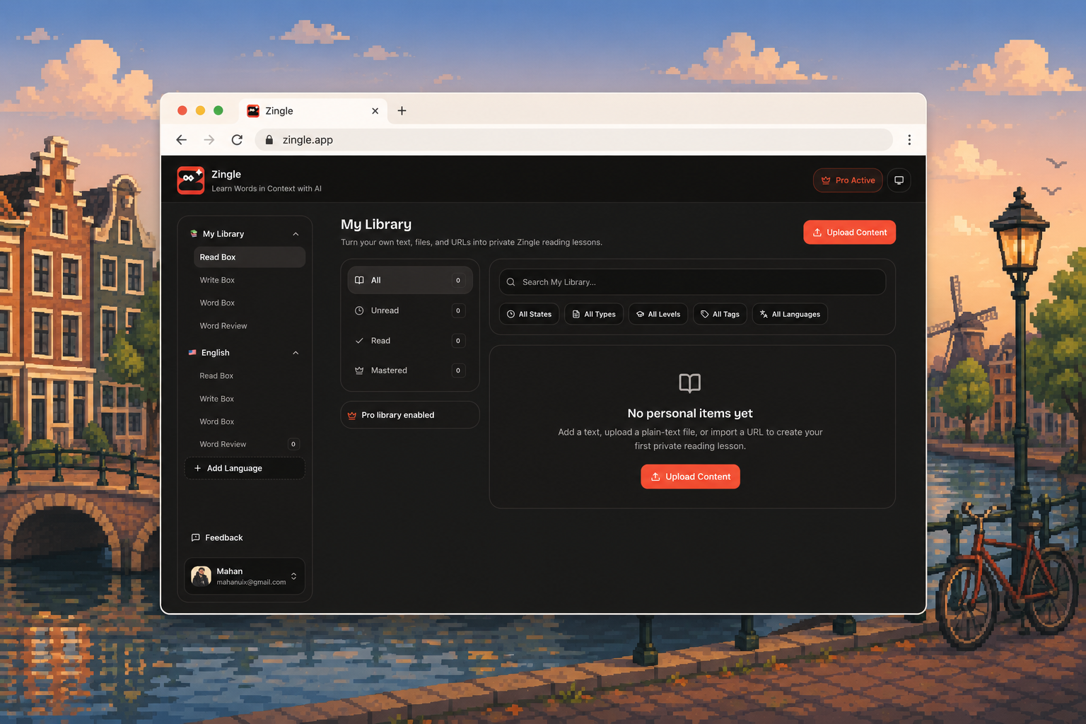 Zingle screenshot 2