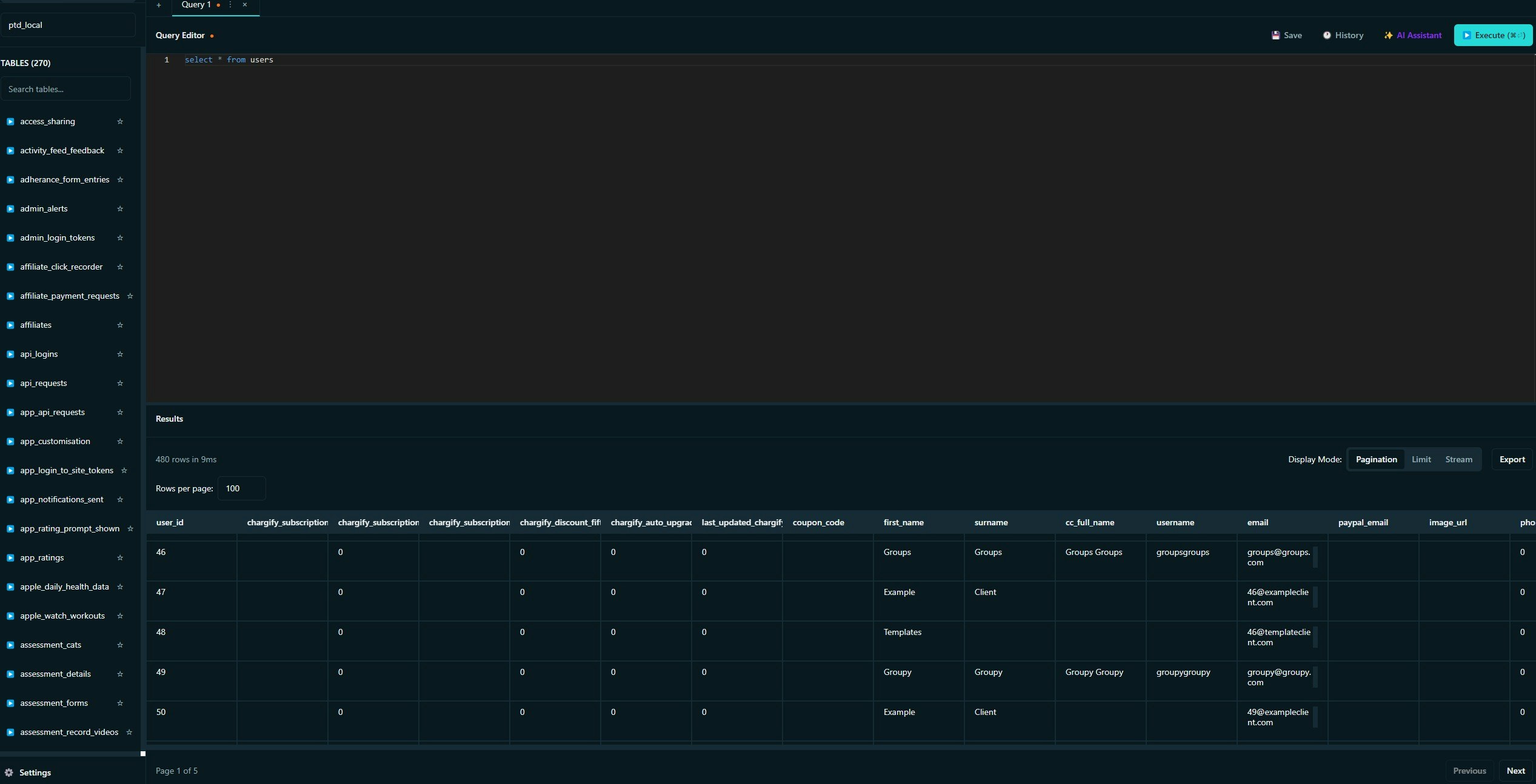 AI powered MySQL client screenshot 8