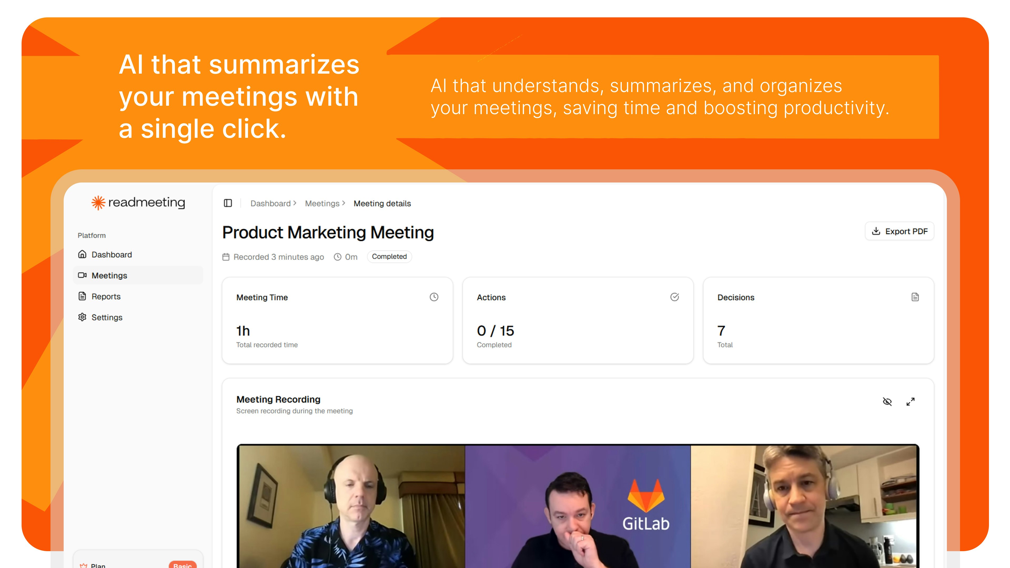 ReadMeeting screenshot 2