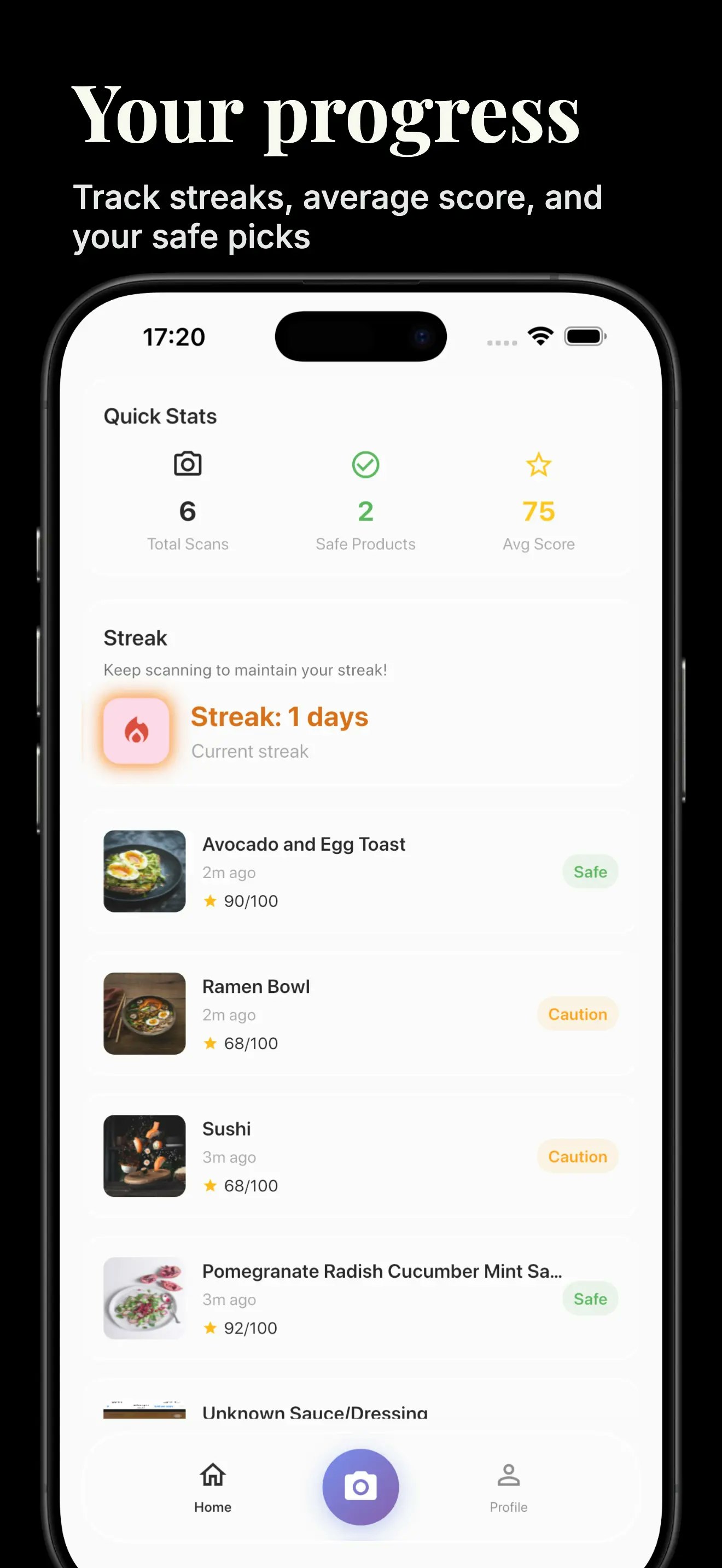 FoodSkin AI screenshot 2