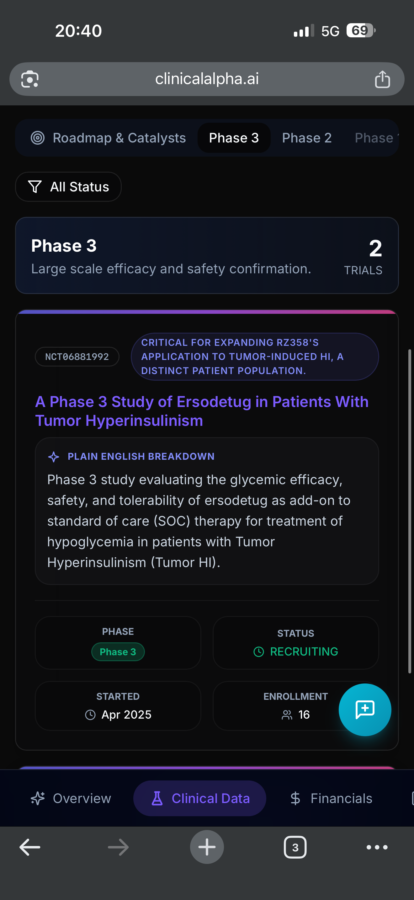 Clinical Alpha screenshot 3