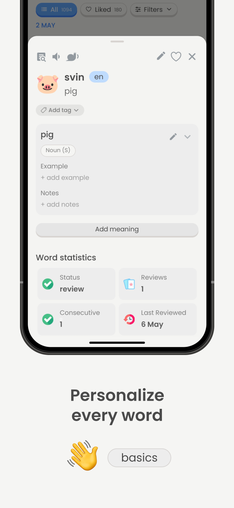 WordWise for iOS screenshot 4