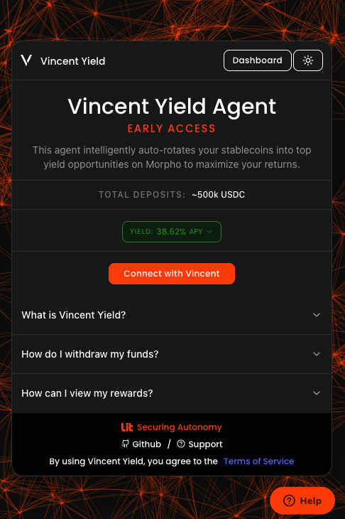 Vincent on Lit Protocol screenshot 2