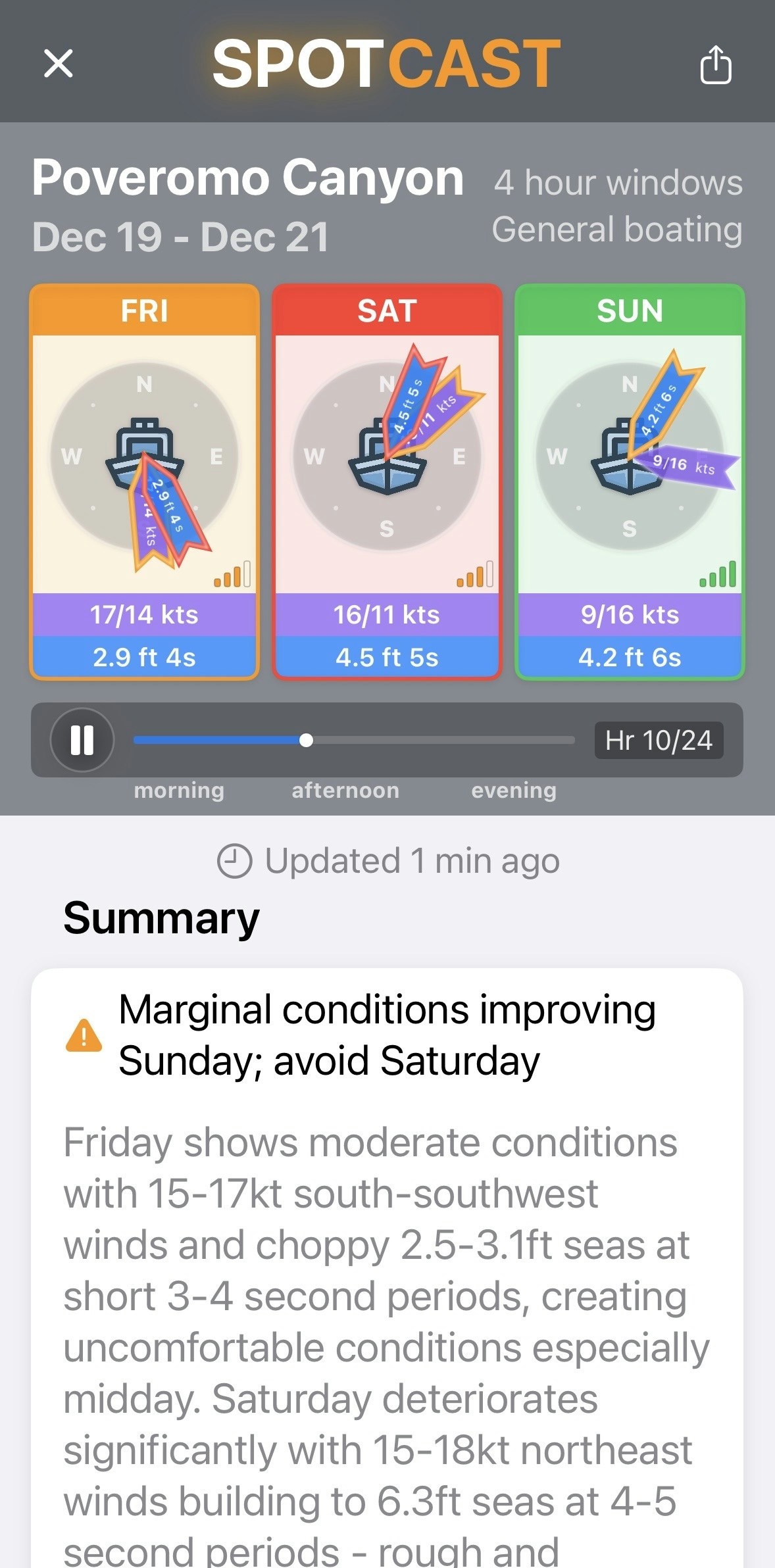 SeaLegs AI screenshot 2