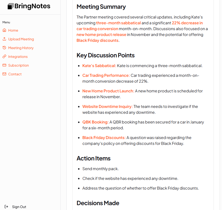 BringNotes screenshot 5