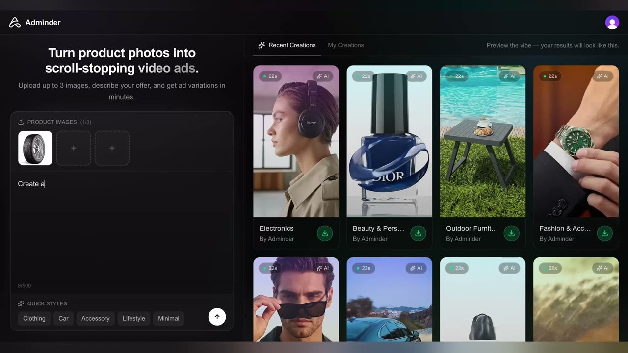 Adminder screenshot 4