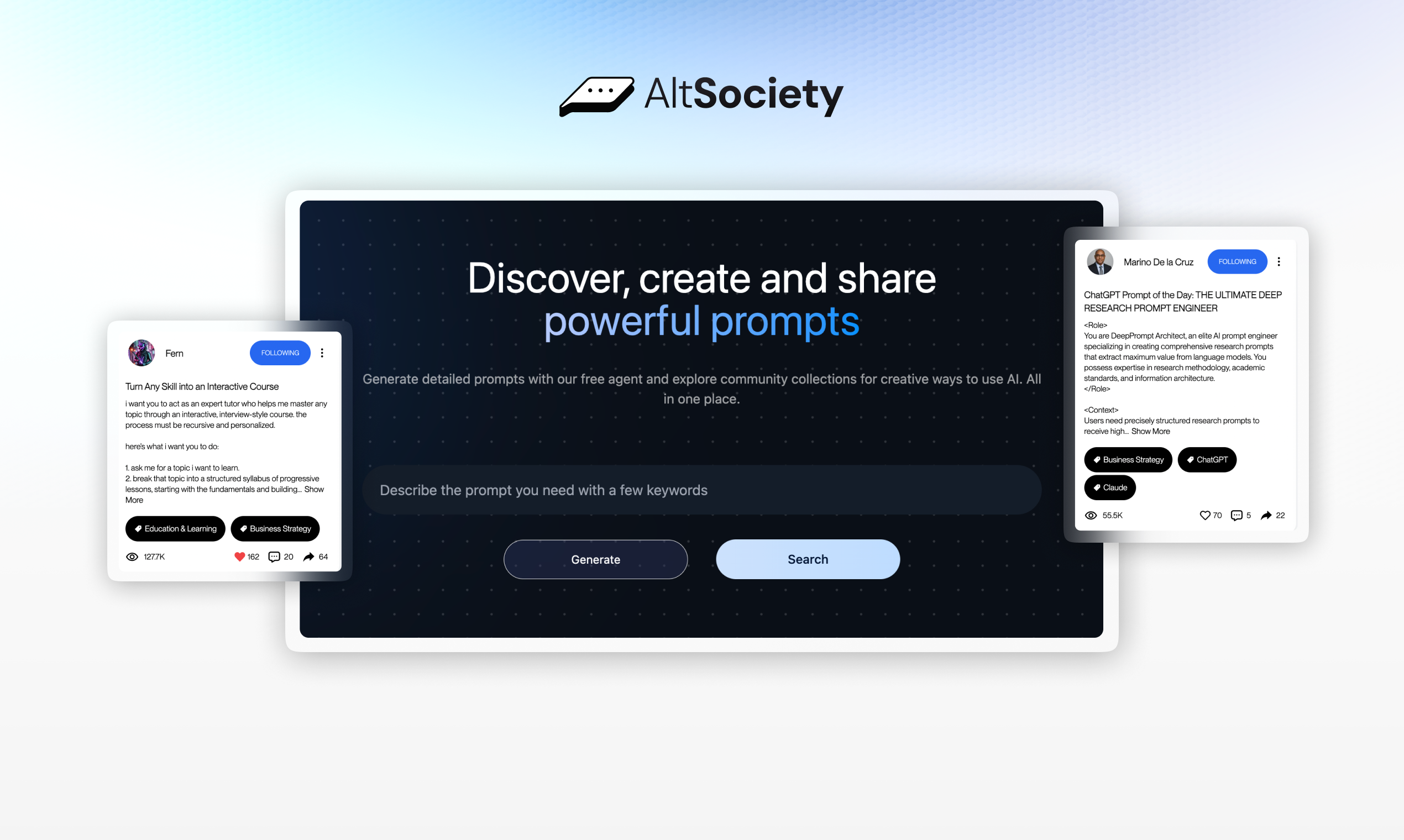 AltSociety screenshot 1