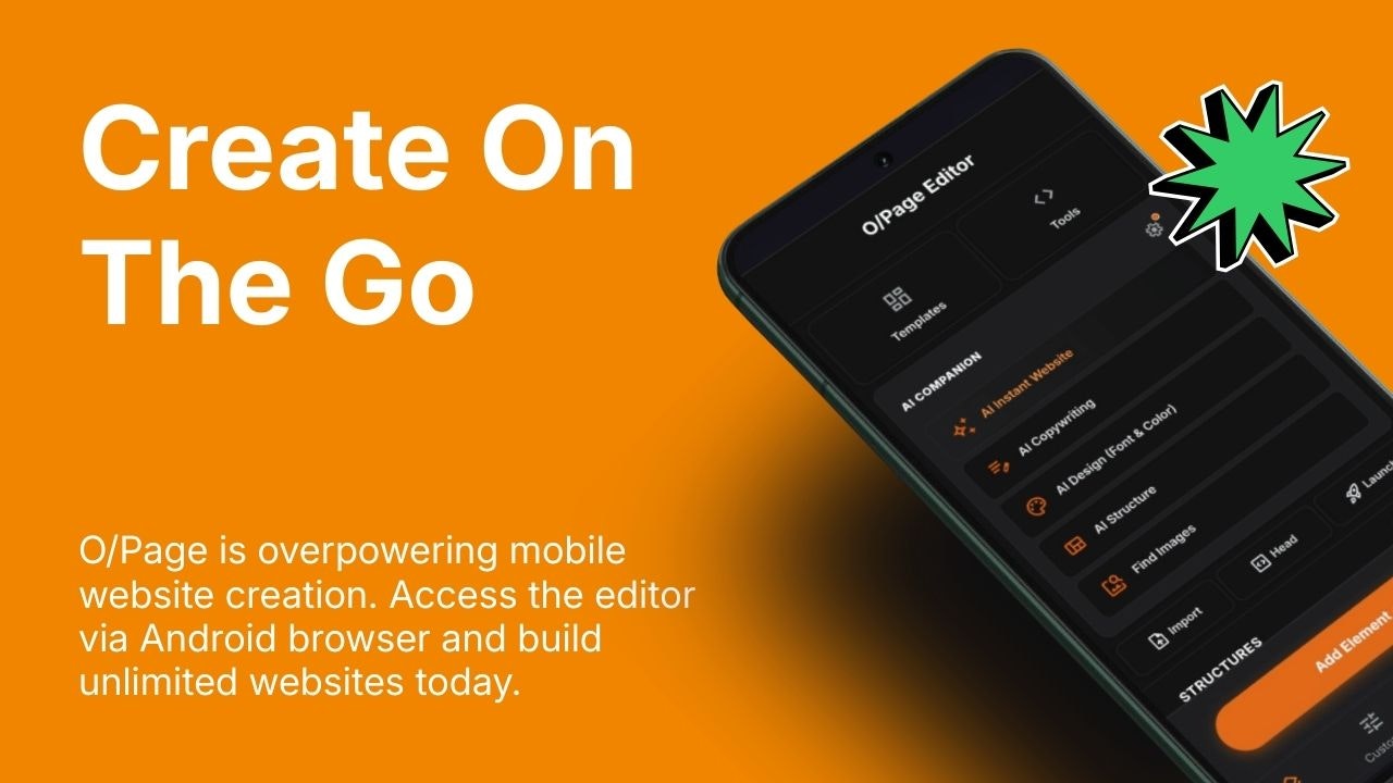 O/Page Website Builder screenshot 2