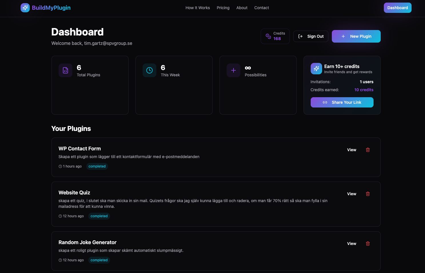 BuildMyPlugin screenshot 4