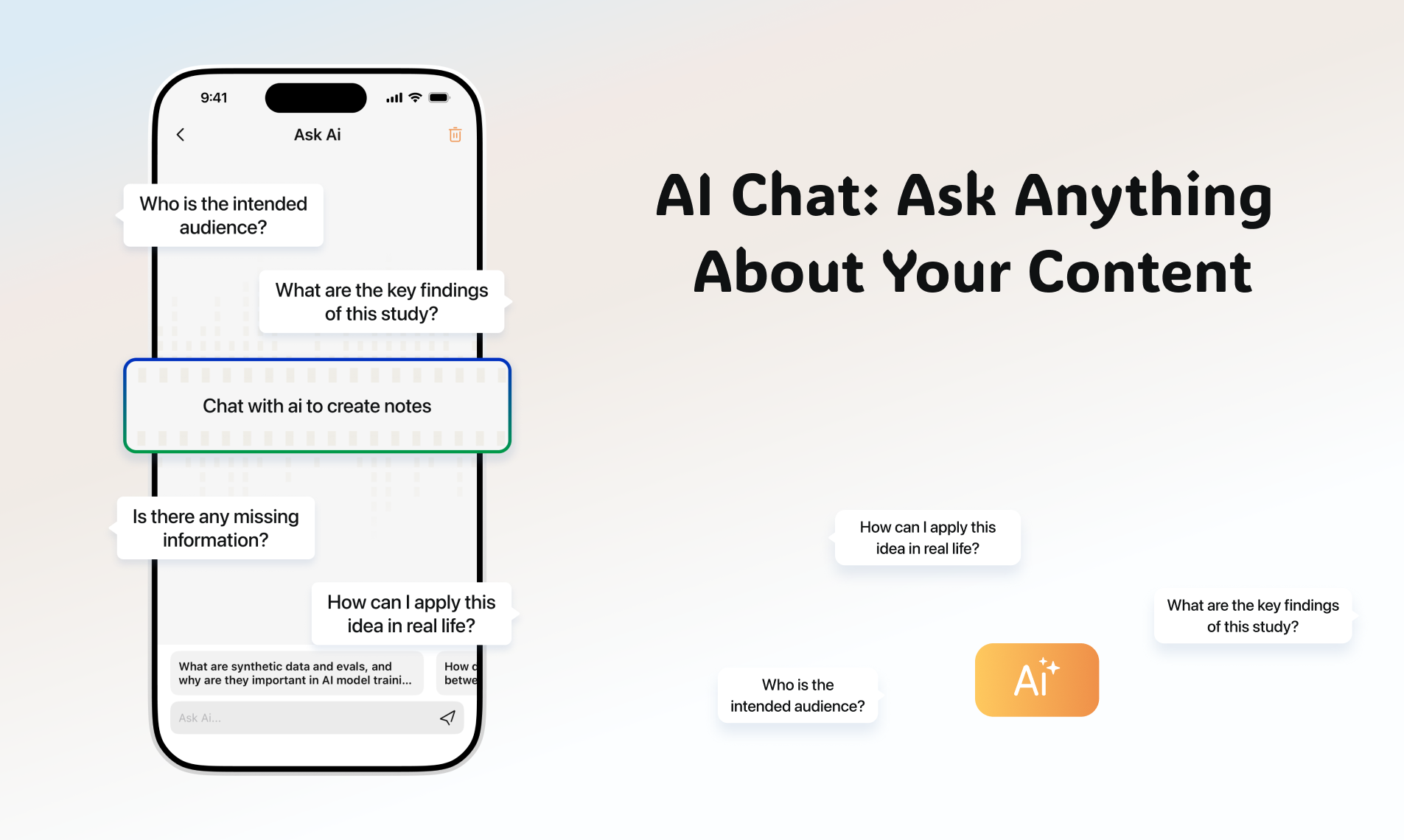 AI Notebook App screenshot 3