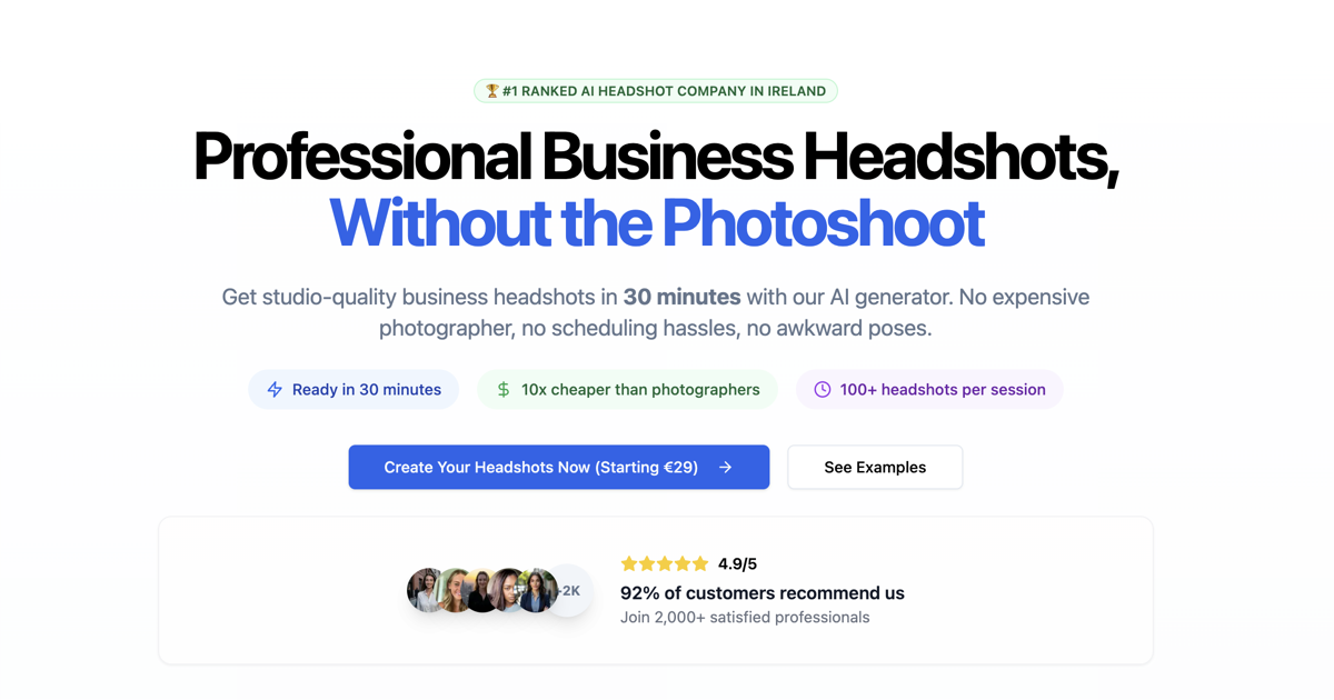 LinkedInHeadshots.ai screenshot 1