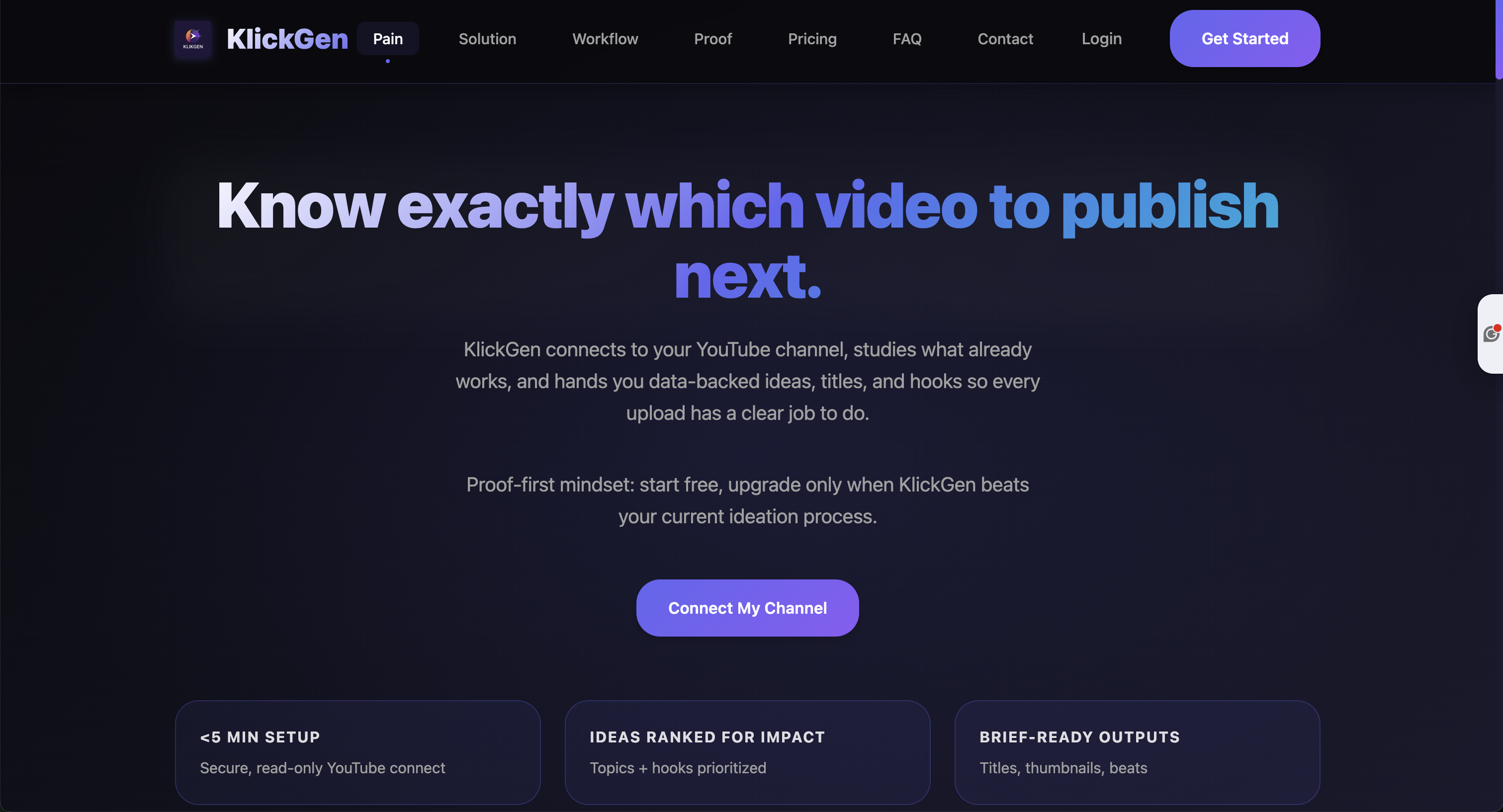 Klickgen screenshot 2