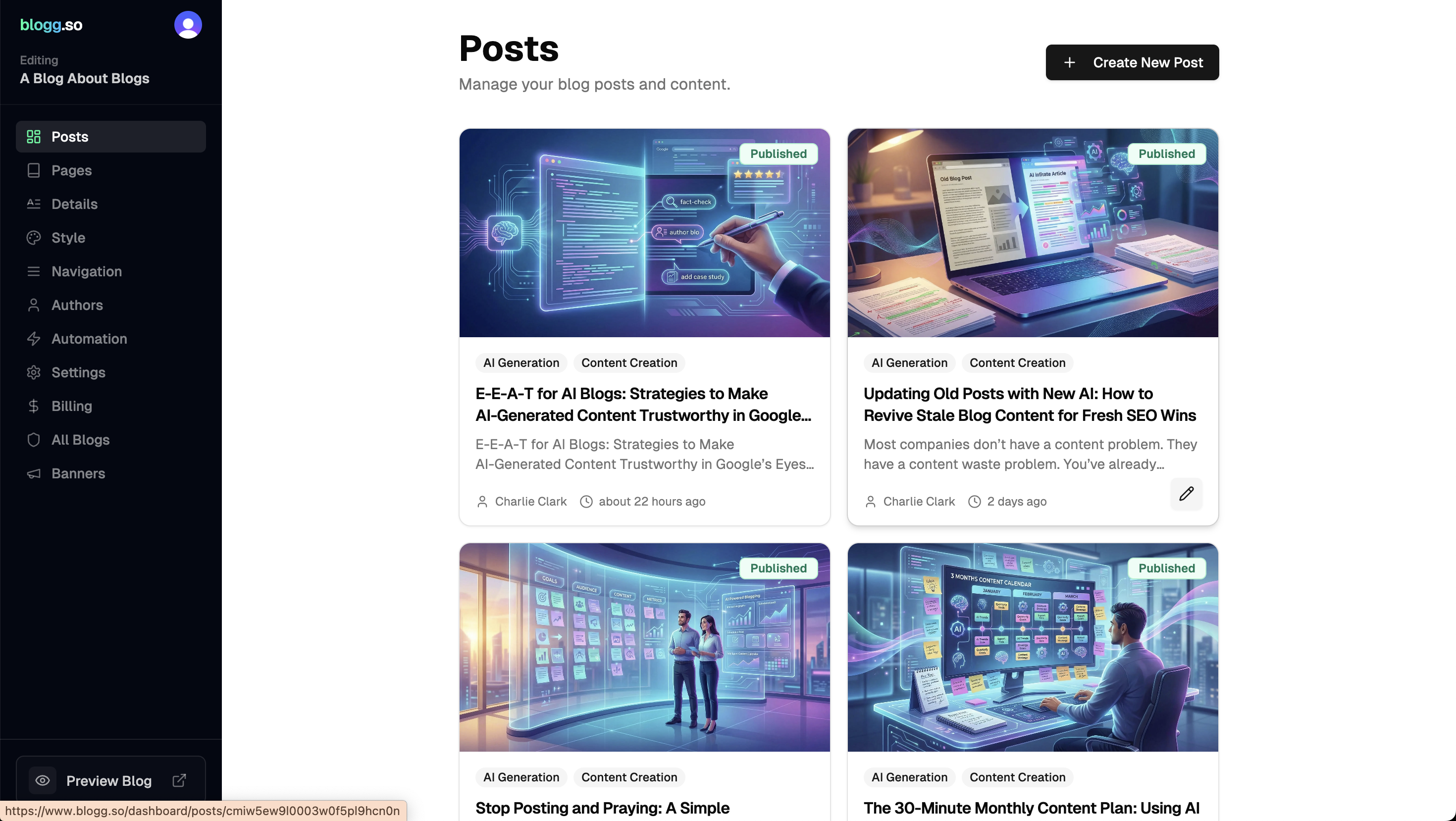 Blogg.so 2.0 screenshot 2