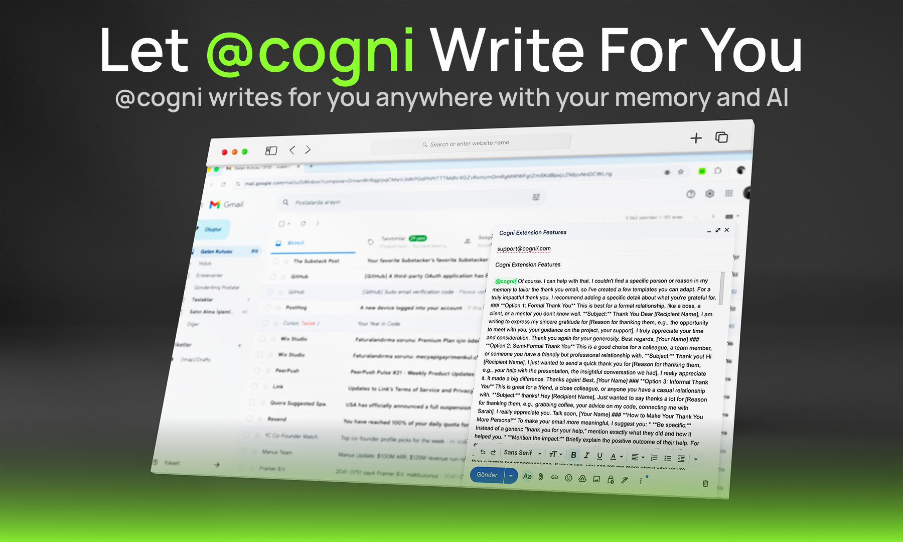 CogniMemo Extension screenshot 4